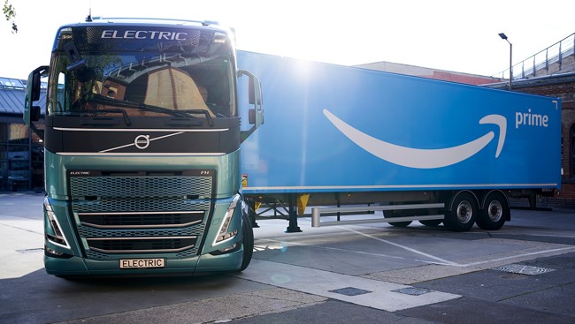 Volvo Trucks suministrará 20 camiones 100% eléctricos a Amazon en Alemania a finales de año