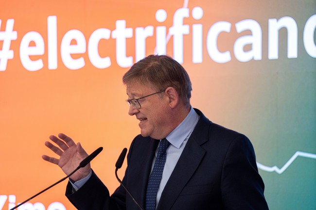 Puig afirma que las ayudas del Perte van "en la dirección correcta" para la gigafactoría en Sagunt (Valencia)