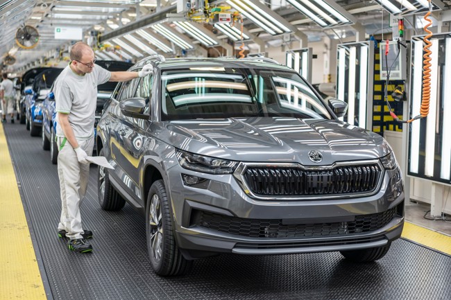 Skoda ha producido 750.000 unidades del Kodiaq desde 2016 en su planta de Kvasiny (República Checa)