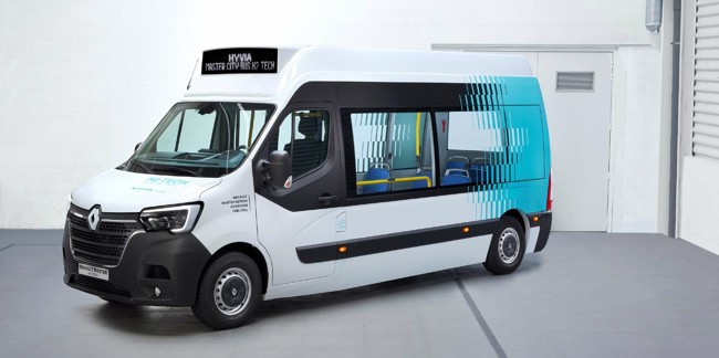 Hyvia (Renault) presentará en el Salón des Maires (Francia) su primer minibús urbano de hidrógeno