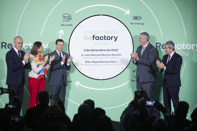 Renault Group inaugura Refactory Sevilla para dar una segunda vida a los vehículos usados
