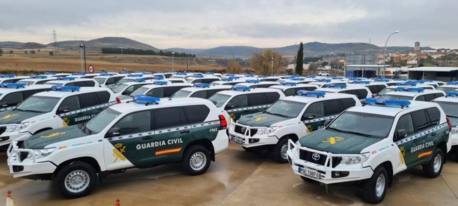 La Guardia Civil invertirá 70 millones en 2023 para incorporar 1.800 vehículos nuevos a su flota