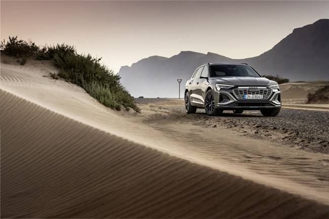 Audi lanzará en febrero los nuevos Q8 e-tron y Q8 Sportback e-tron con casi 600 kilómetros de autonomía