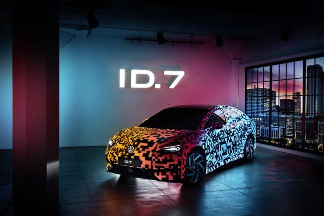 Volkswagen desvela en el CES de Las Vegas el eléctrico ID.7, con 700 kilómetros de autonomía