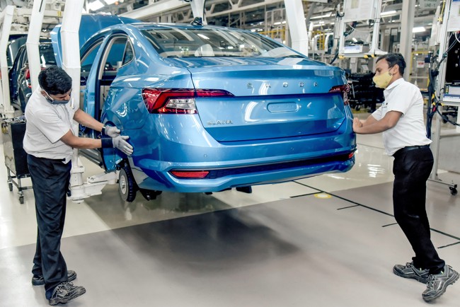 Skoda fabricó cerca de 780.000 vehículos en todo el mundo en 2022, un 2,7% menos
