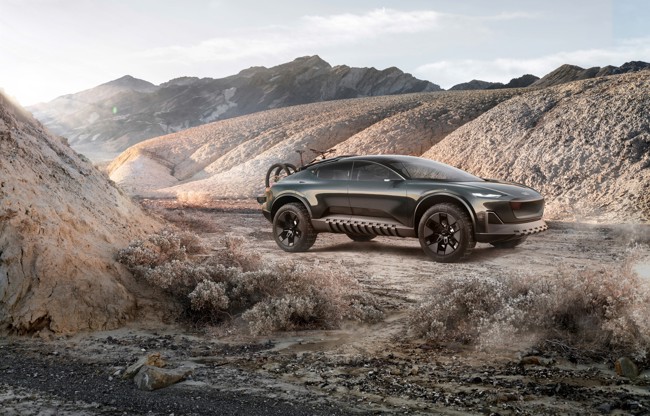 Audi culmina su gama de prototipos Sphere con el 'Activesphere concept', con 600 kilómetros de autonomía
