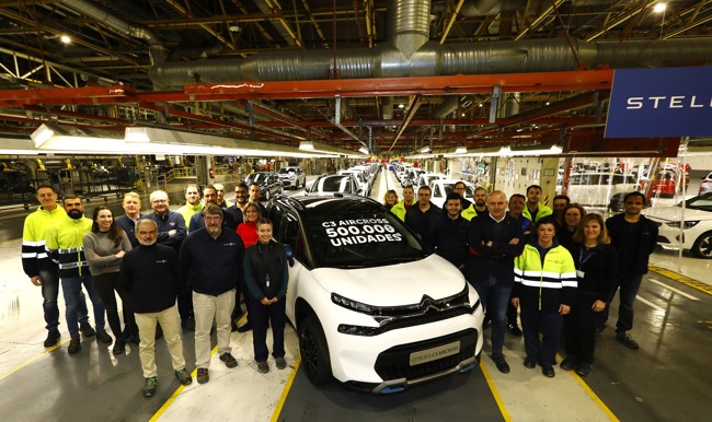 Stellantis supera las 500.000 unidades producidas del Citroën C3 Aircross en su planta de Figueruelas