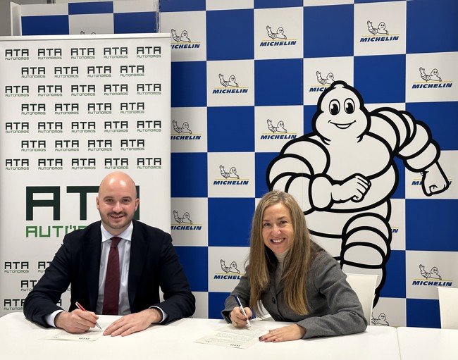ATA y Michelin firman un acuerdo de colaboración para ayudar a los autónomos en su actividad diaria