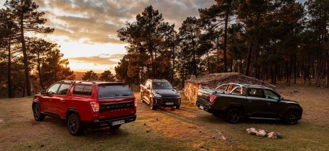 SsanYong lanza en Europa su nueva 'pick-up' Musso Sports, con 202 caballos y motor diésel