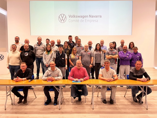 Constituido con 31 delegados el comité de empresa de Volkswagen Navarra