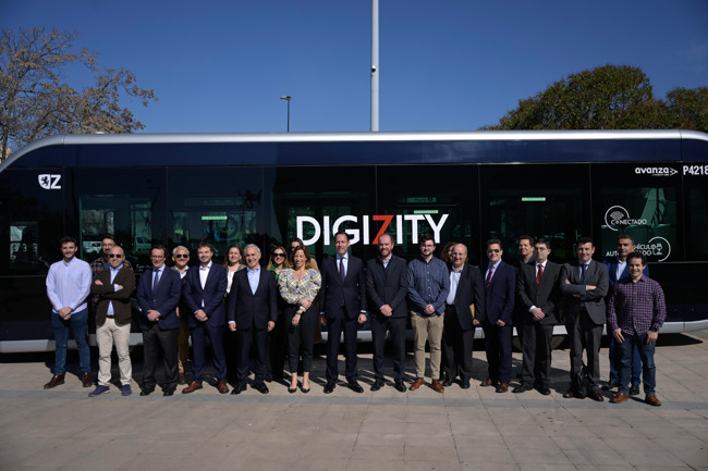 El prototipo europeo de conducción autónoma de autobús se probará en Zaragoza con el proyecto Digizity