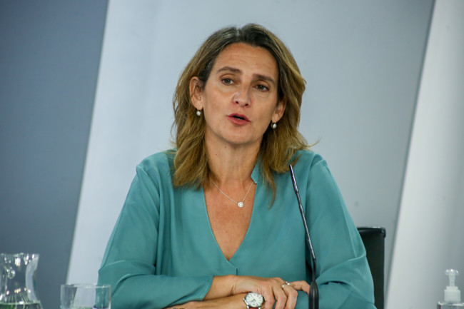 Ribera confía en despejar dudas de inversores con la prohibición de los motores de combustión para 2035