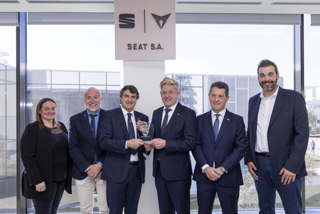 Seat recibe el premio 'European Sport and Healthy Company' 2022