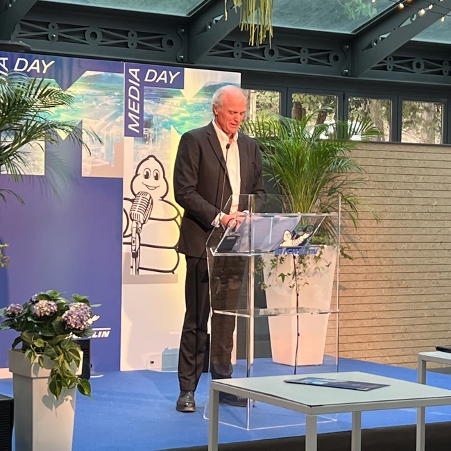 Menegaux (Michelin): "No es normal que los neumáticos chinos se vendan en Europa por debajo del mercado"