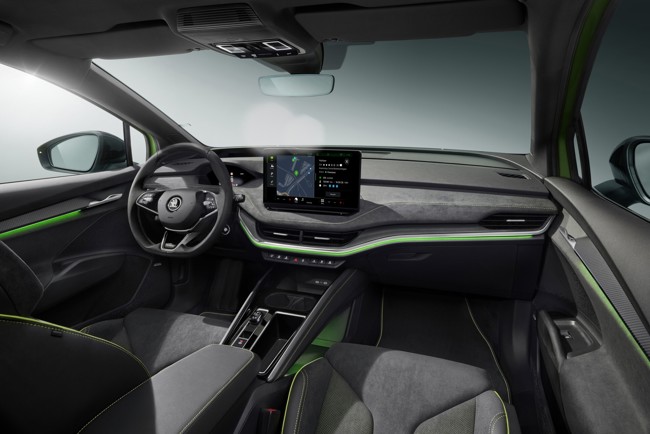Skoda crea 'Powerpass Map', una aplicación de infoentretenimiento disponible en la familia Enyaq iV