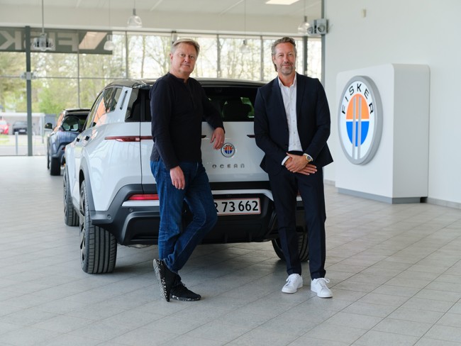 Fisker entrega su primer Fisker Ocean SUV totalmente eléctrico en Dinamarca
