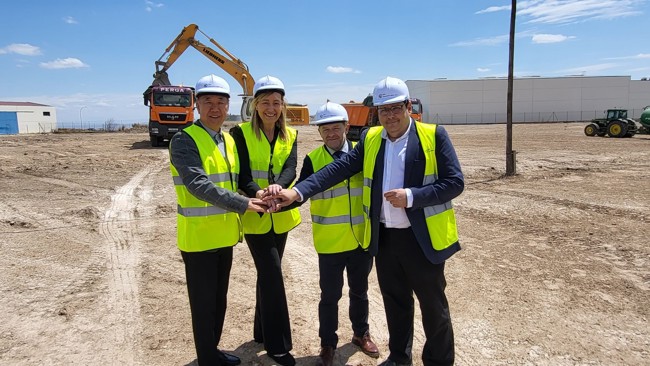 La ampliación de KDK Automotive en Borja (Zaragoza) se incia con la presencia del CEO Hyo Sang Park