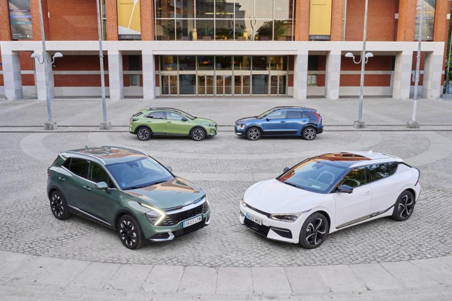 Los vehículos electrificados suponen más de la mitad de las ventas de Kia en España en 2023