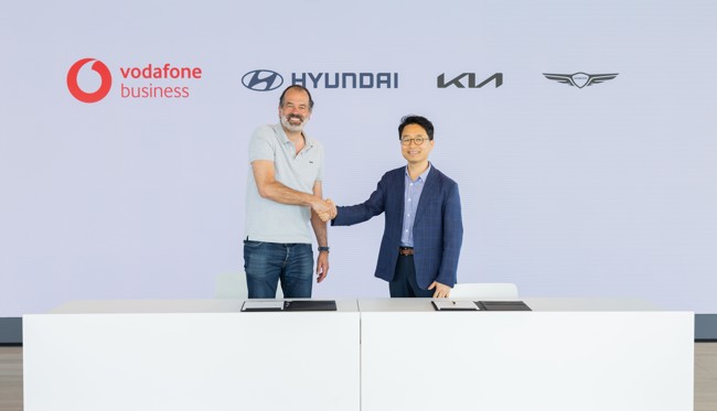 Hyundai Motor Group renueva la asociación con Vodafone para dar información y entretenimiento en Europa