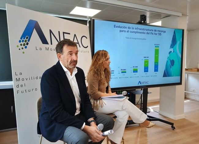 Anfac pide más puntos de recarga de alta potencia, agilizar las ayudas y una plataforma de información