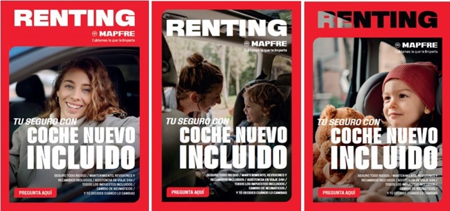 Mapfre ofrece una póliza de seguro a todo riesgo por el alquiler de vehículos a largo plazo