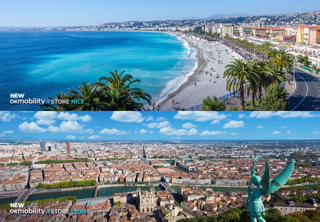 OK Mobility entra en Francia con nuevas aperturas en Niza y Lyon
