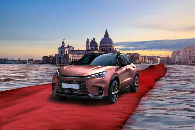El Lexus LBX tendrá un papel protagonista en el 80º Festival Internacional de Cine de Venecia