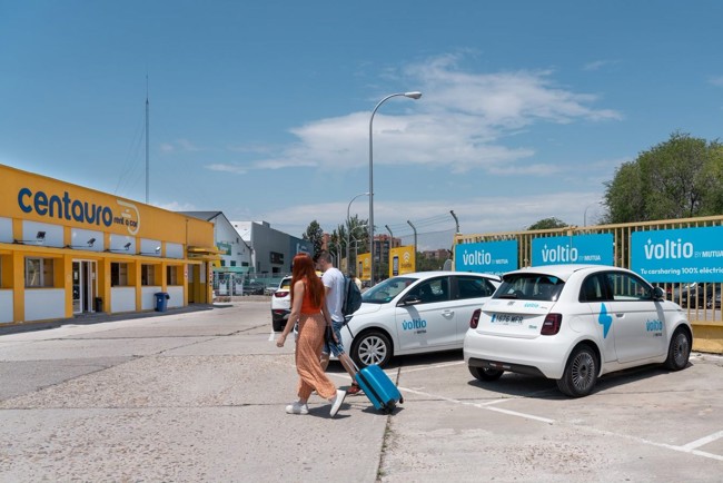 Voltio amplía su servicio de carsharing hasta el aeropuerto de Madrid