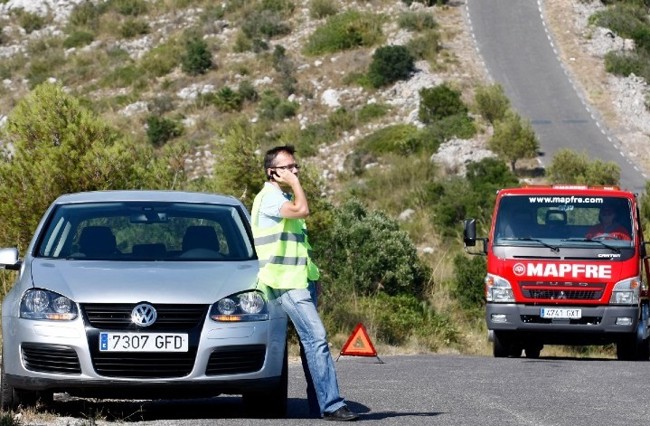 Agosto concentra el 30% de las asistencias en carretera, la mayoría por averías, según Mapfre