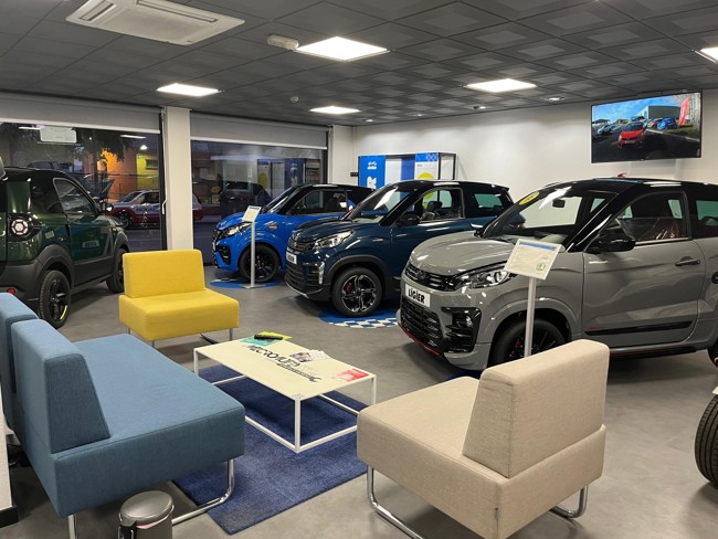 Ligier renueva la imagen de su red comercial en España para crecer cinco puntos en cuota de mercado