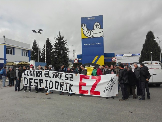 Sindicatos proponen a Michelin alternativas para evitar medidas "traumáticas" en Vitoria-Gasteiz