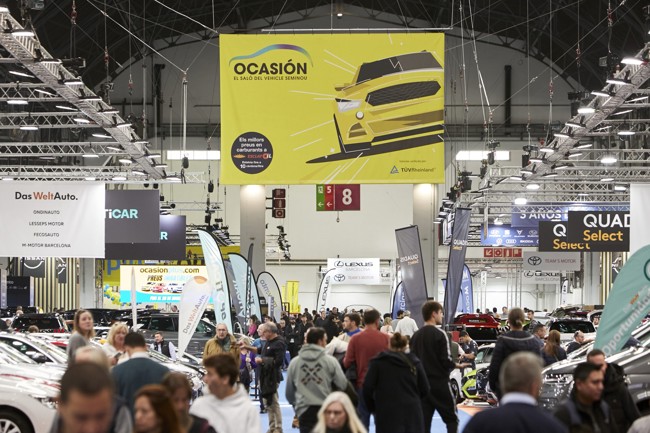 El Salón Ocasión en la Fira de Barcelona vende más de 1.000 vehículos y aumenta las ventas un 25%