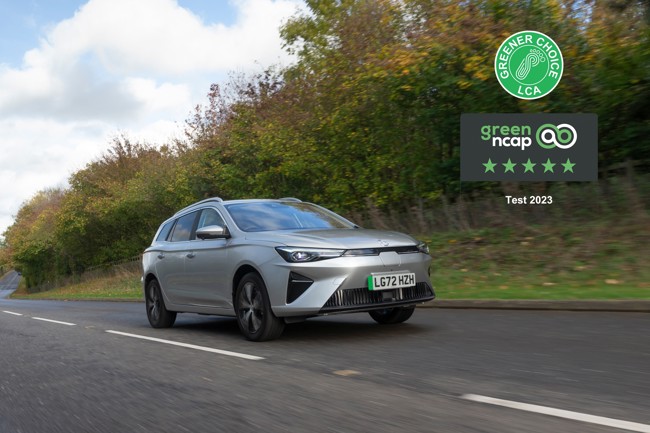 Green Ncap otorga cinco estrellas al MG5 y le concede el premio LCA por el impacto de su ciclo de vida