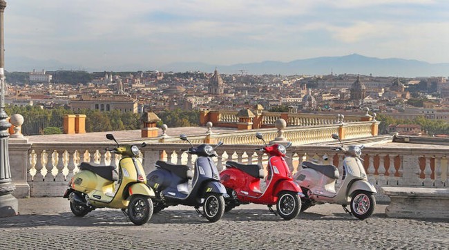 La marca Vespa alcanzó un valor de mercado de 1.079 millones, un 19% más que la anterior valoración