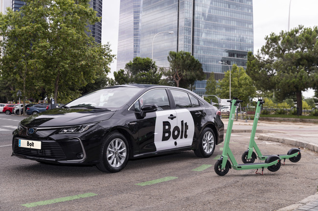 Bolt cierra 2023 con un 21% más de usuarios de VTC y Taxi