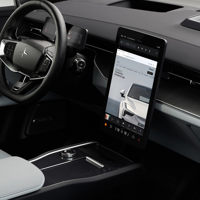 Polestar muestra sus nuevas funcionalidades con Google en el CES 2024 de Las Vegas