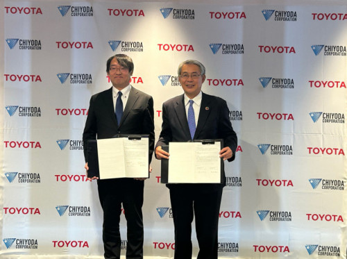 Toyota y Chiyoda firman un acuerdo de colaboración para el desarrollo a gran escala de hidrógeno verde