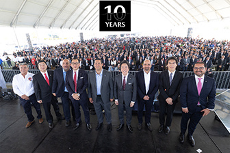 La planta de producción de Mazda en México cumple 10 años con más de un millón unidades ensambladas
