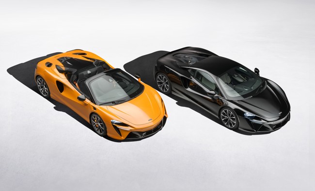 McLaren presenta su primer convertible híbrido, el Artura Spider, desde 258.927 euros