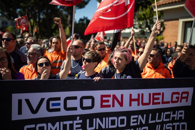 CCOO desconvoca las huelgas de Iveco de finales de abril tras un "desbloqueo" en la negociación
