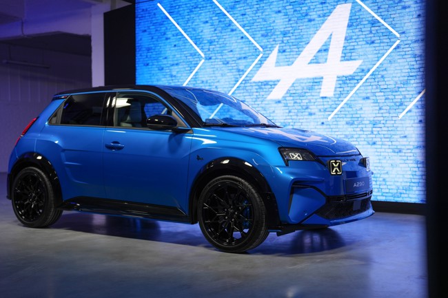 Alpine presenta su primer deportivo urbano 100% eléctrico, el A290, con 380 kilómetros de autonomía