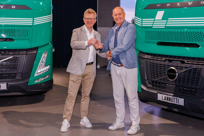 Volvo recibe un pedido de 1.500 camiones del transportista italiano Lannutti
