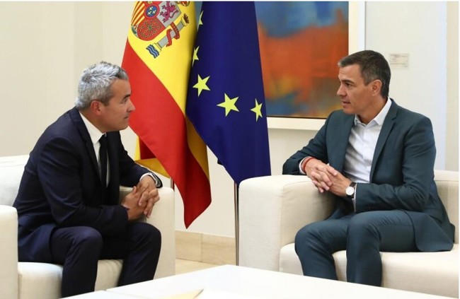 Sánchez y Hereu se reúnen con el nuevo presidente de Anfac para abordar los retos de esta industria