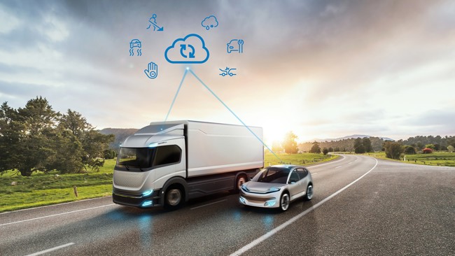Bosch introduce su servicio de seguridad en carretera en los camiones de Mercedes-Benz