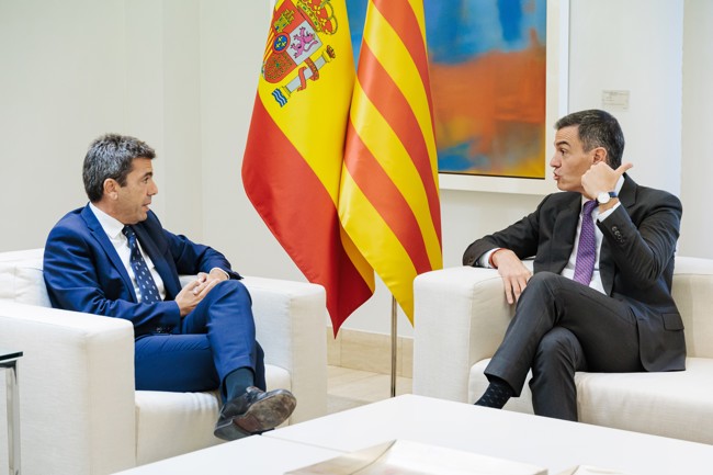 Mazón. optimista con que el Gobierno central pueda inyectar fondos a Ford Almussafes "en breve"