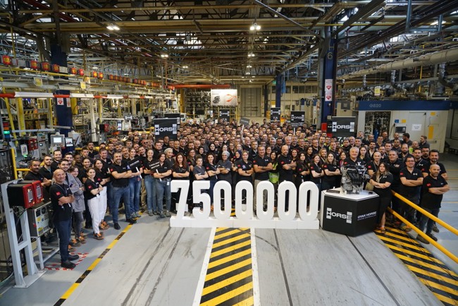 Horse celebra la producción de 7,5 millones de motores en su planta de Bursa, en Turquía