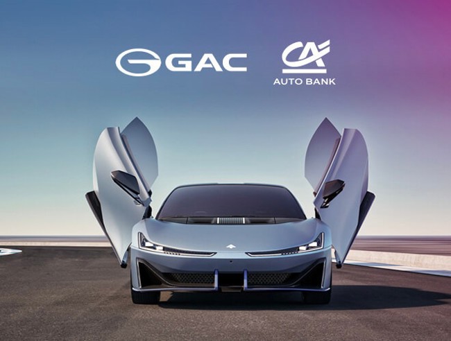 El fabricante chino GAC Motor elige a CA Auto Bank como socio financiero para lanzar su gama en 2025