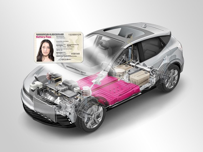 Deutsche Telekom presenta un prototipo de 'pasaporte' para las baterías de coches eléctricos