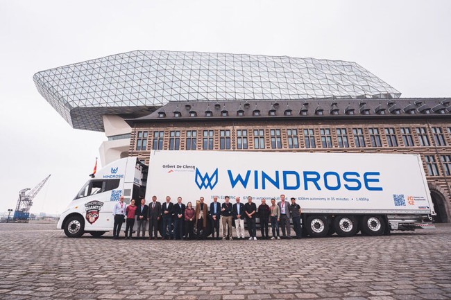 El fabricante chino de camiones eléctricos Windrose Technology desembarca en Europa