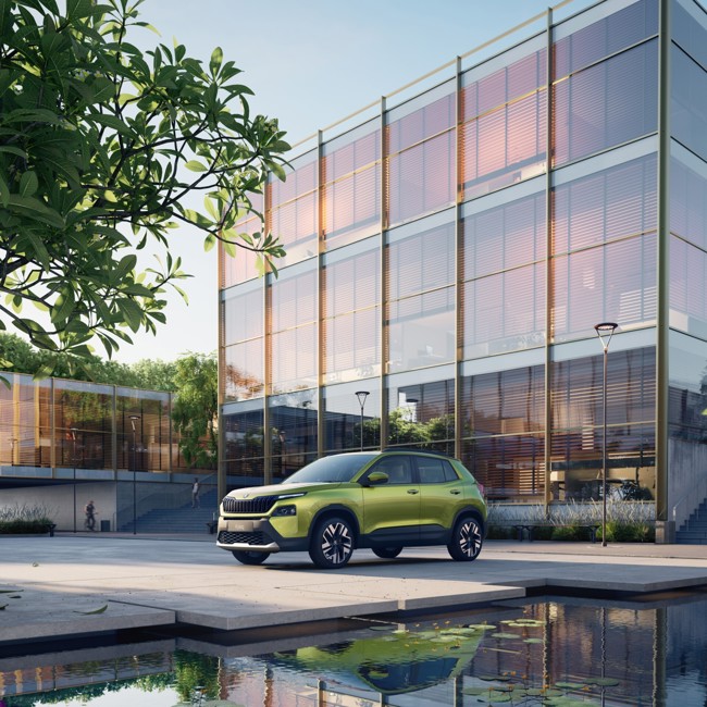 Skoda lanza en la India su nuevo SUV de menos de 4 metros, el Kylaq, desde 8.700 euros